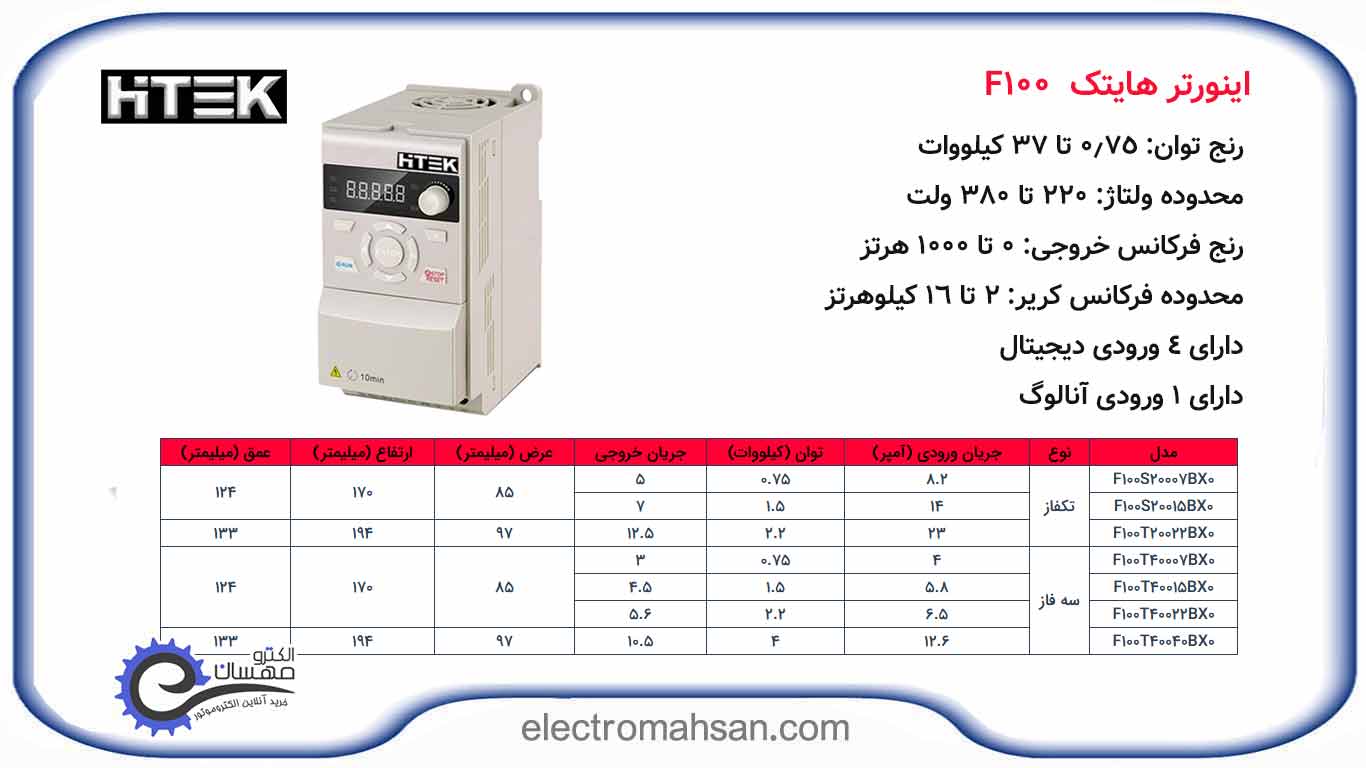 اینورتر هایتک F100
