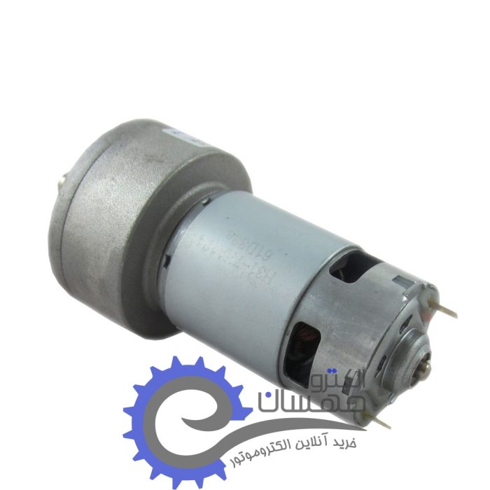 موتور دیسی گیربکس دار کوچک 80 دور 12 ولت مدل ZGA60RM برند ژنگ چین - Image 2