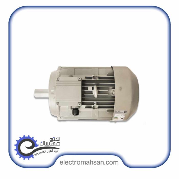 الکتروموتور الکتروژن 1.1کیلووات(1.5 اسب)سه فاز 1500 دور پوسته آلومینیم - Image 2