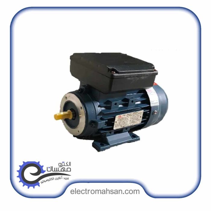 الکتروموتور کاجیلی 1.5کیلووات(2 اسب) تک فاز کلاج دار  3000دور تمام فلنج B35 پوسته آلومینیوم - Image 2