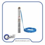 پمپ 1 اسب، تکفاز، 6 متر مکعب بر ساعت، 65 متر، کد فنی 4SDM4/9 برند استریم