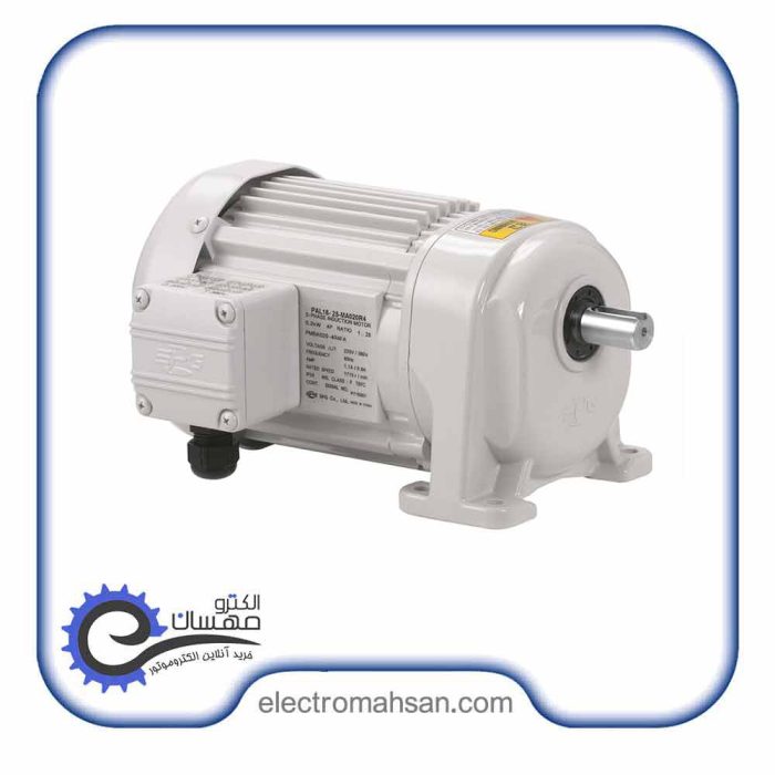 موتور گیربکس صنعتی 2.2 کیلووات 93 دور سه فاز پایه دار B3 ساخت SPG کره - Image 2