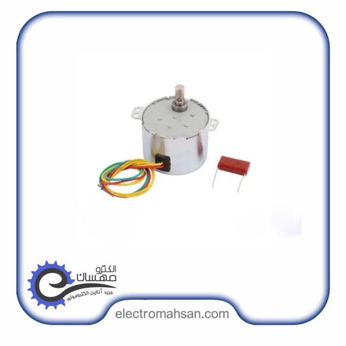 موتور گیربکس کوچک 6 وات 10 دور تک فاز مدل 50KTYZ - Image 2