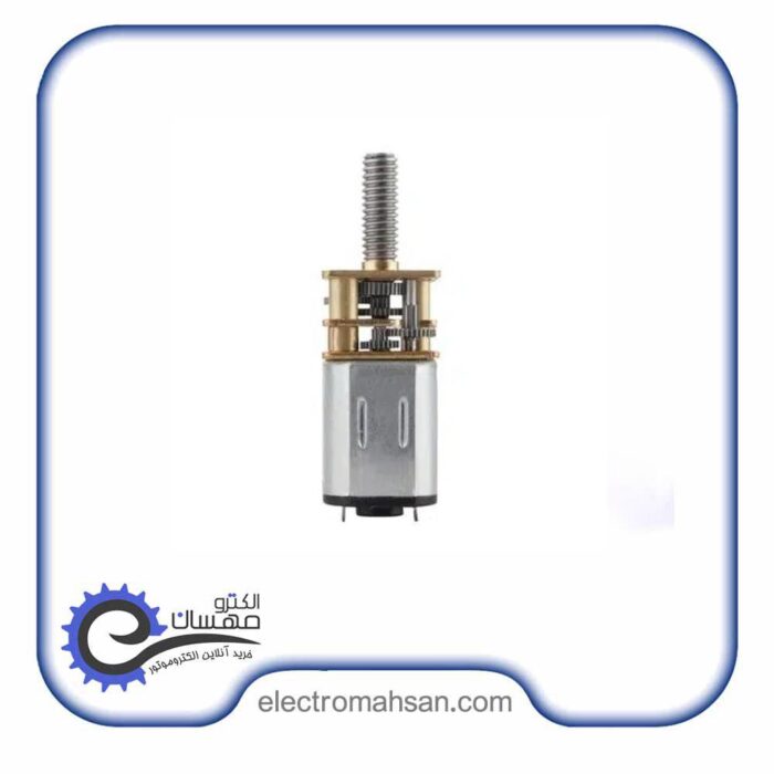 موتور دیسی گیربکس دار خطی 180 دور 6 ولت M4*12 مدل ZGA12 - Image 2