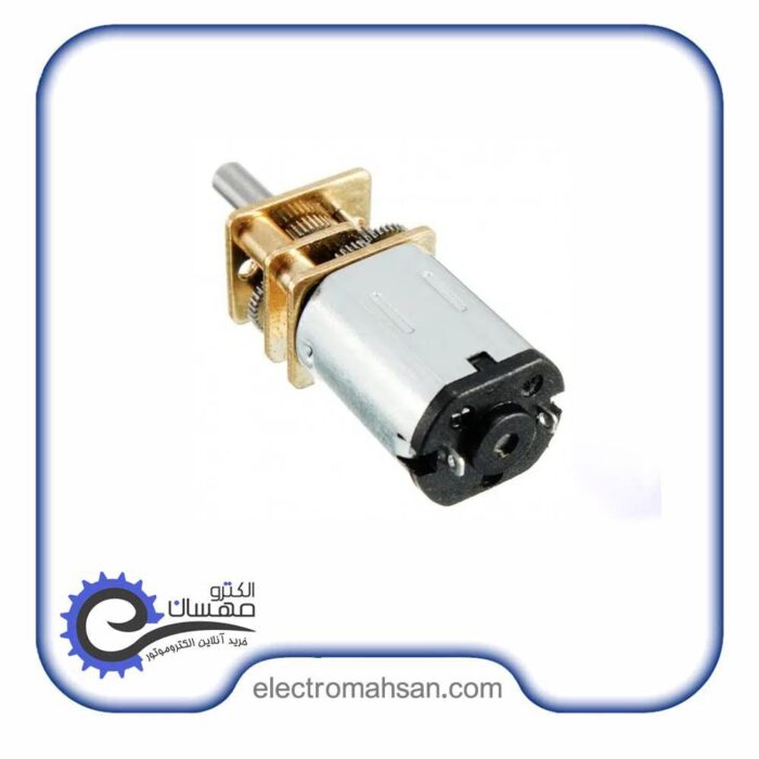 موتور دیسی گیربکس دار کوچک 400 دور 6 ولت مدل ZGA12 - Image 2